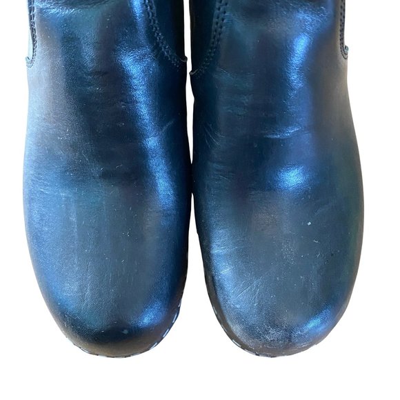 SWEDISH HASBEENS Emy Zipper Boots Black HASBEEN booties 36 6 - Picture 6 of 8